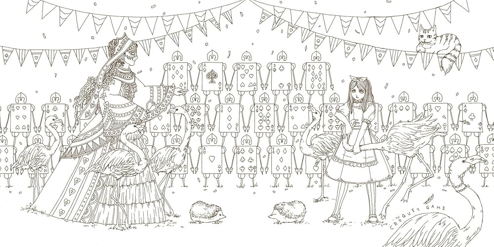 アリスの不思議かわいい物語 : おしゃれな塗り絵BOOK おしゃれな塗り絵BOOK アリスの不思議かわいい物語（ ソシム株式